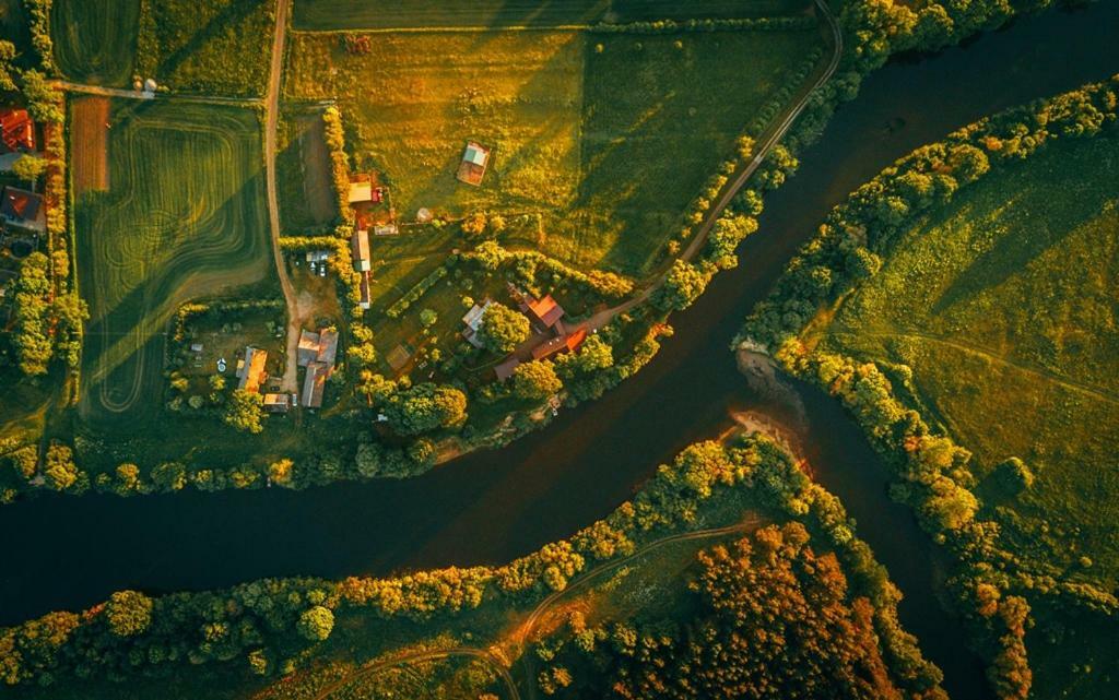 Pamario Krasto Sodyba Grumbliai Exteriör bild